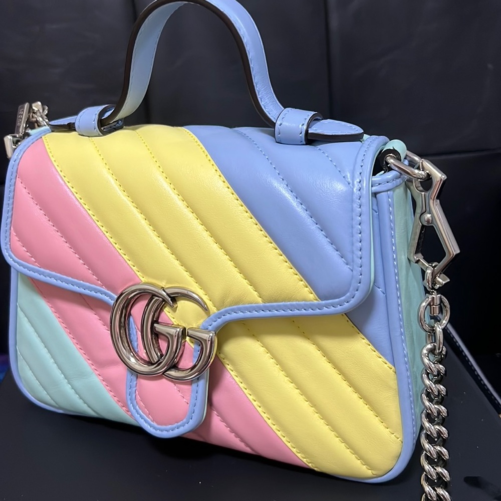 GG Marmont mini top handle bag (2018 spring collection)